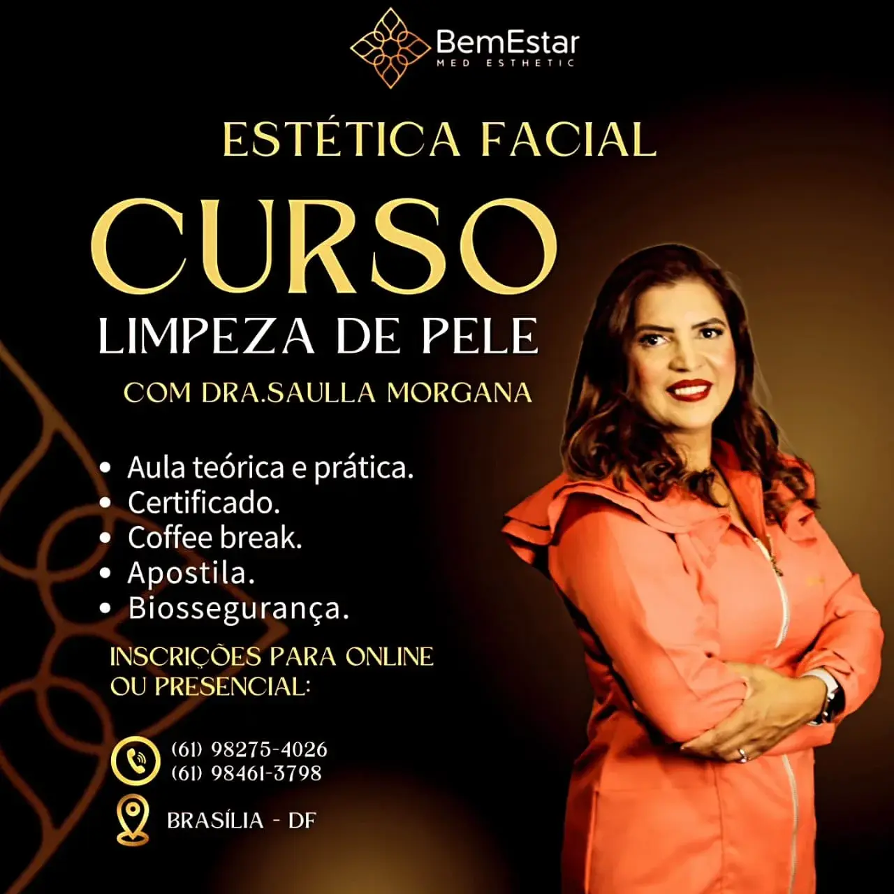 Curso de Limpeza de Pele com Dra. Saulla Morgana