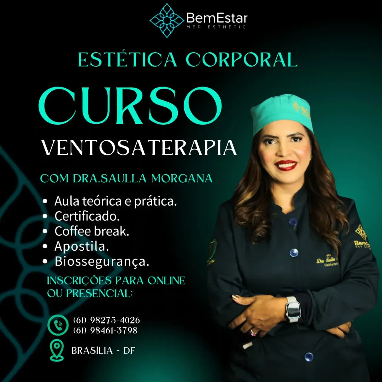 Curso de Ventosoterapia com Dra. Saulla Morgana